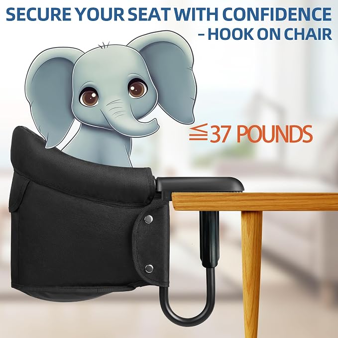 Hook On High Chair, Attach to Fast Table Chair, Clip on High Chairs to Table - Image 4