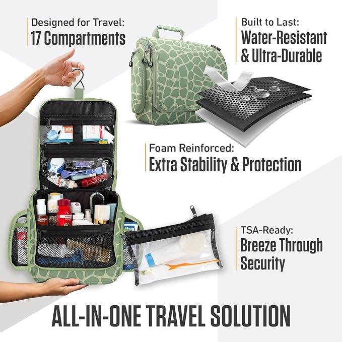 VENTURE 4TH Hanging Travel Toiletry Bag - Image 5