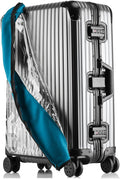 Transparent PVC Suitcase Cover, No Disassembly Required Clear Luggage Protector by Linpr