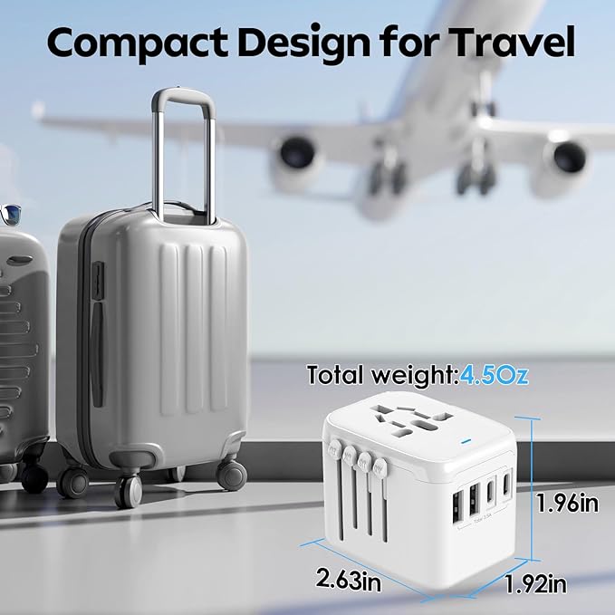 JMFONE International Power Plug Adapter, Universal Travel Adapter - Image 4