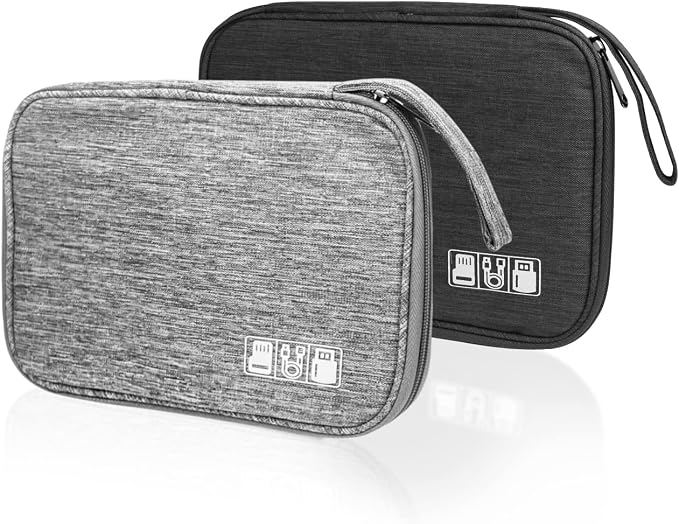Electronics Organizer Travel Case, Electronic Accessories Storage Bag, Travel by Lcsmaokin