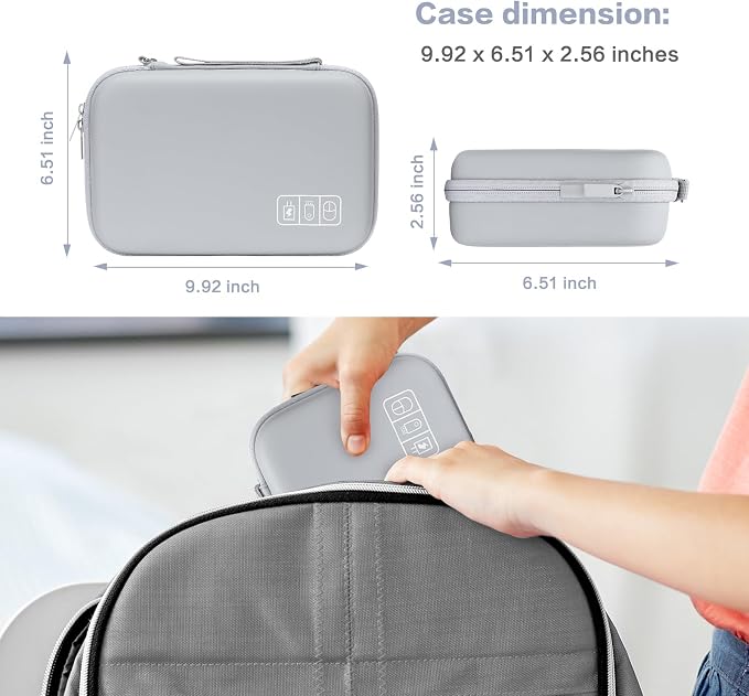 MOSISO Electronic Organizer Travel Case Compatible - Image 4