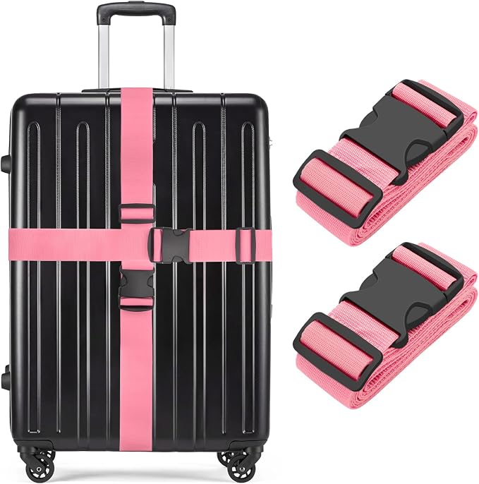 BILIONE Luggage Straps, TSA Approved Add a Bag Premium Accessory by BILIONE