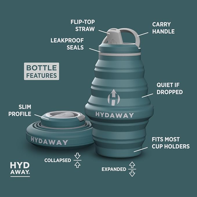 HYDAWAY 17oz Collapsible Water Bottle - Image 5