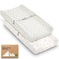 2-Pack Organic Changing Pad Covers by KeaBabies