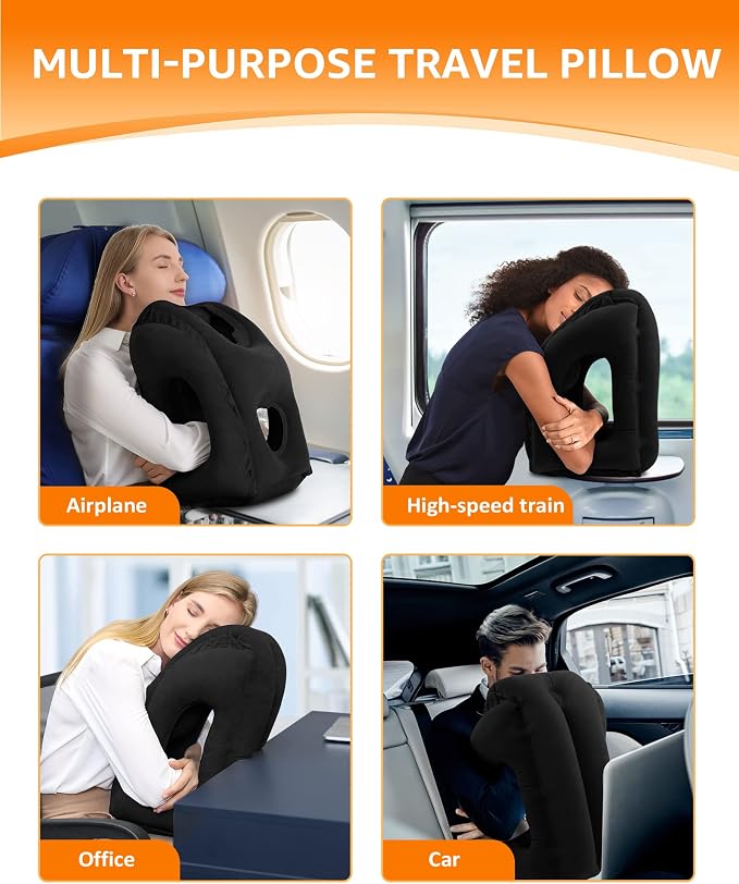 Sunany Travel Pillow, Inflatable Neck Pillow Used - Image 7