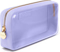 Clear Makeup Bag Zipper Pouch, Transparent Cosmetic Case Organizer, TSA by Embla