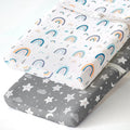 BROLEX Changing Pad Covers for Baby: Boy Girls Ultra Stretchy Soft 2 Pack by BROLEX