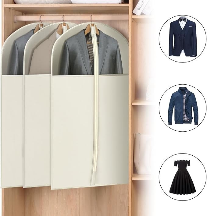 Univivi Suit Bags for Closet Storage, Garment Bag for Travel and Storage - Image 4