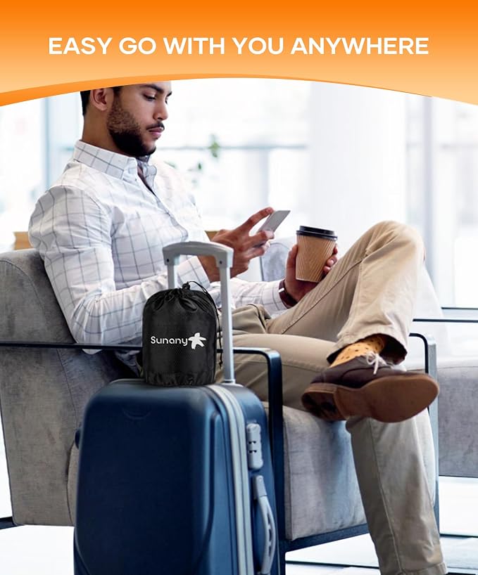 Sunany Travel Pillow, Upgraded Plane Pillow - Image 8