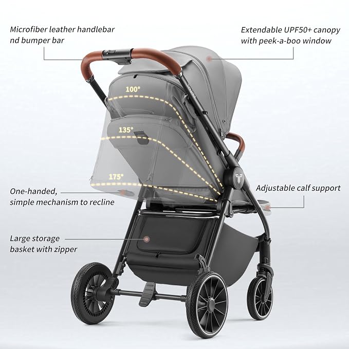 Tinyiota Baby Stroller, Infant Stroller - Image 2