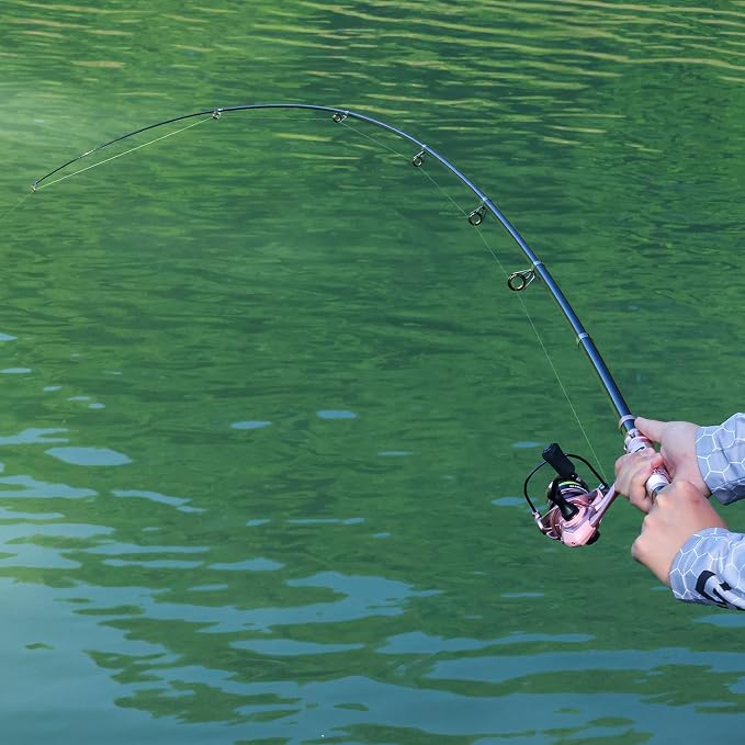 Sougayilang Telescopic Fishing Rod and Reel Combo, Collapsible Travel Fishing - Image 8