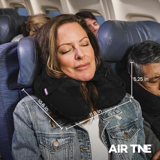 Cabeau Inflatable Travel Pillow – Air TNE – Adjustable, Lightweight, and - Image 6