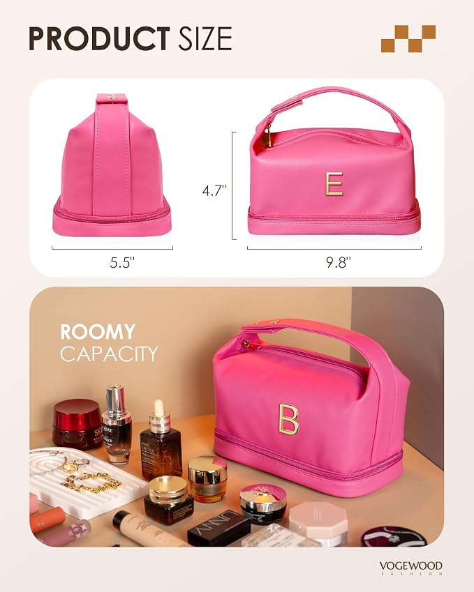 Gifts for College Girls, Personalized Makeup Bag - Image 5
