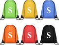ZOMFELT 6Pcs Drawstring Backpack Drawstring Gym Bags, Foldable Draw String by ZOMFELT