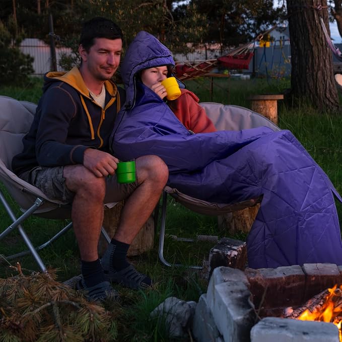 Outdoor Waterproof Blanket, Foldable Fleece Stadium Blanket - Image 2