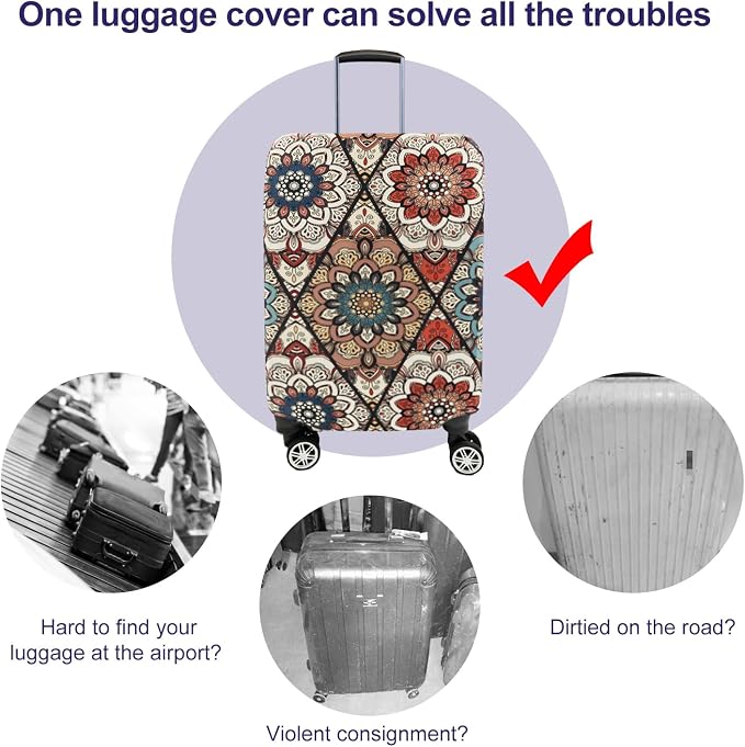 7-Mi Travel Trolley Case Cover Protector Suitcase Cover 26"-28" Trolley case - Image 4