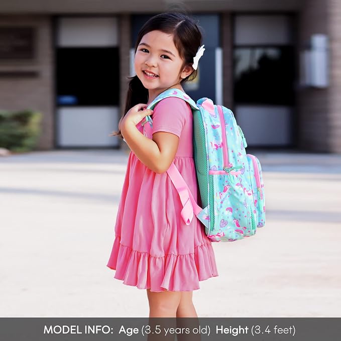 mibasies Girls Backpack 5-8: Lightweight Kids Backpacks - Image 2