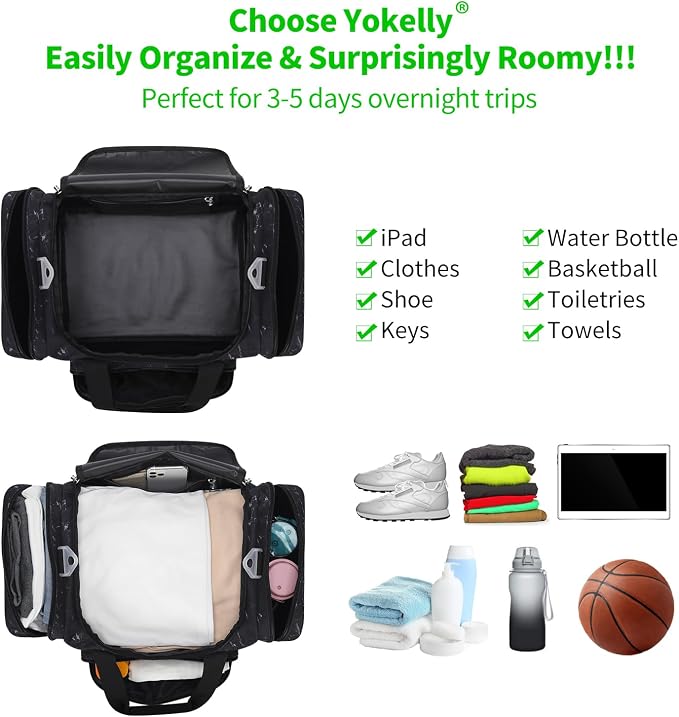 20 inch Sports Duffel Bag - Image 3