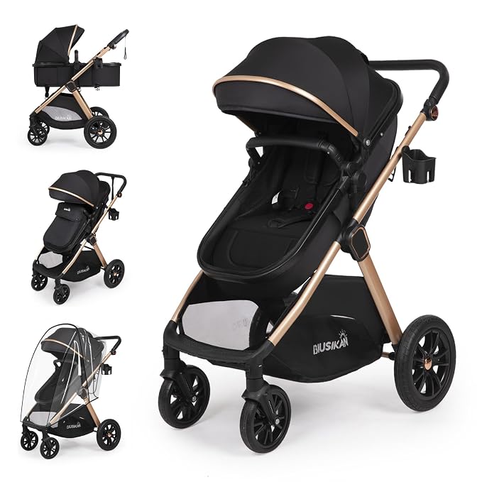 6-in-1 Convertible Baby Stroller by BIUSIKAN