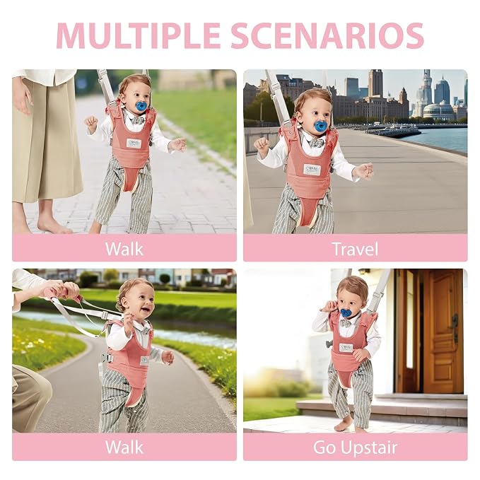 Baby Walking Harness-Handheld Assistant Belt- Toddler Infant Walking Aid - Image 7