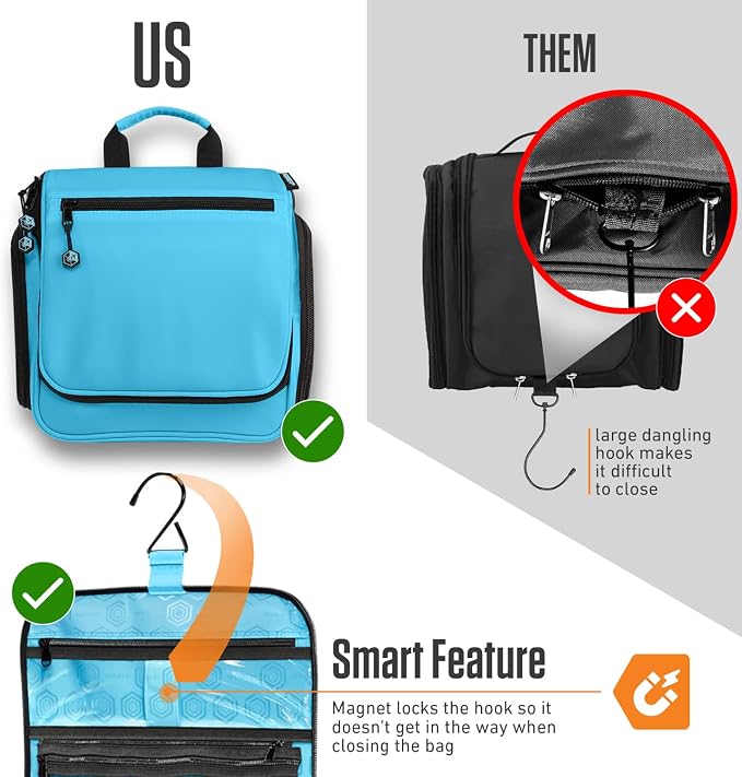 VENTURE 4TH Hanging Travel Toiletry Bag - Image 6