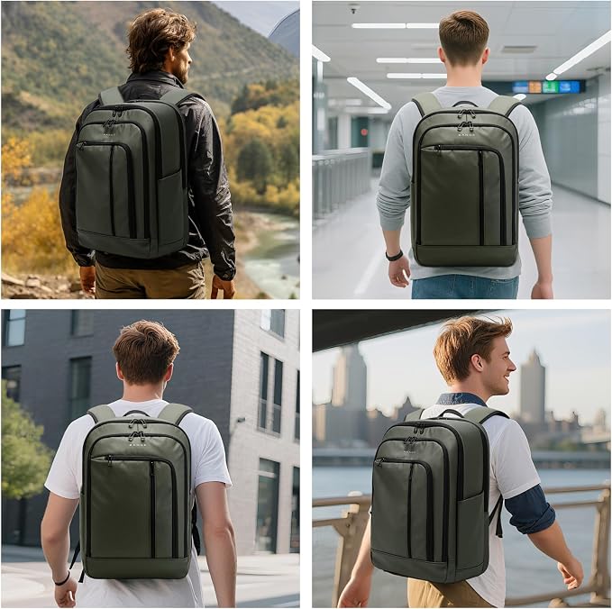 BANGE 28L Lightweight Hiking Backpack, 15.6 Inch Laptop Rucksack - Image 9