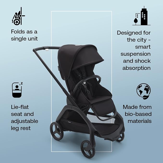 Bugaboo Dragonfly City Stroller, Lightweight Compact Baby Stroller - Image 5