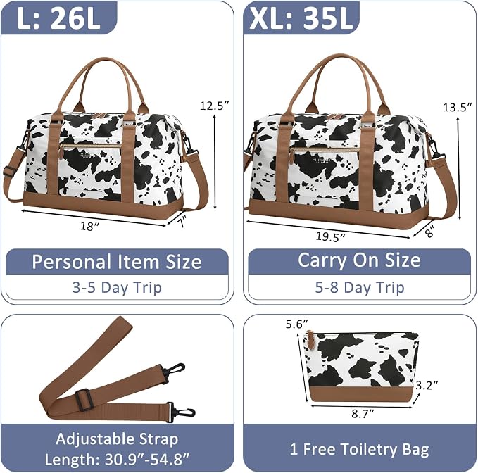 Travel Duffle Bag for Women, Weekender Bags, Hospital Bag for Labor Delivery - Image 2