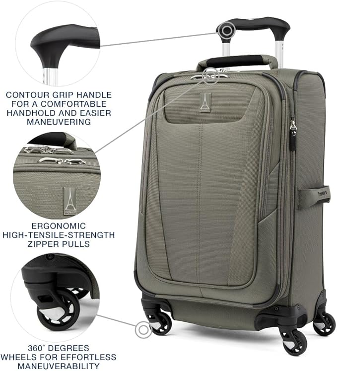 Travelpro Maxlite 5 Softside Expandable Carry-On Luggage - Image 2