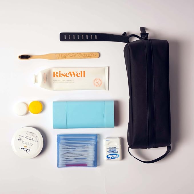 Gravel Mini Hanging Toiletry Bag – Compact, Water-Resistant - Image 2