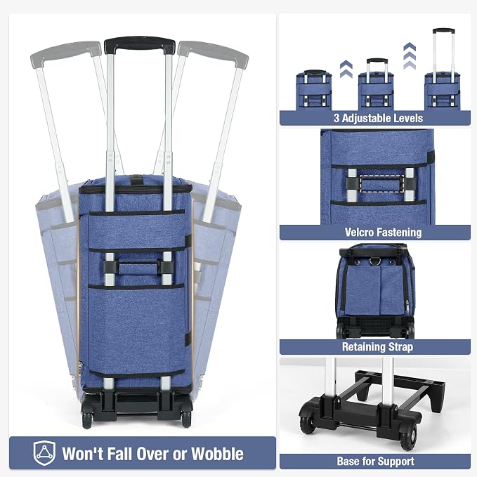 Garment Bags with Wheels, Garment Convertible Weekender Bags, Large Garment Bags - Image 5