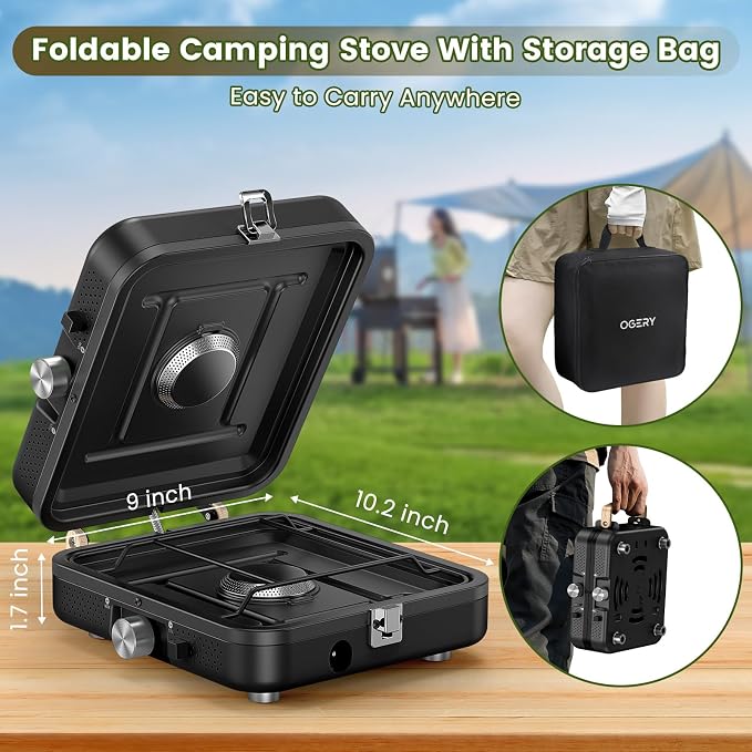 OGERY 2-Burner Foldable Camping Stove - Image 6