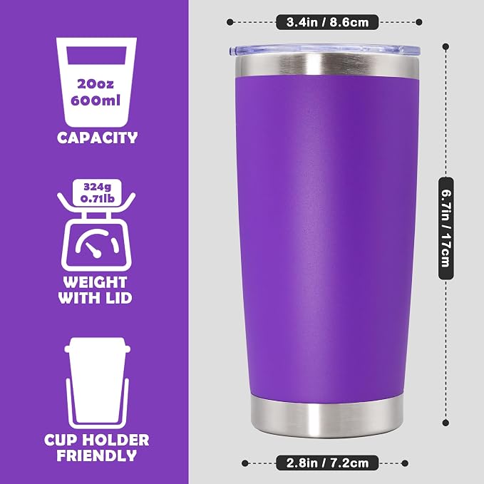 20oz Tumbler Bulk Stainless Steel Tumbler Cup - Image 4