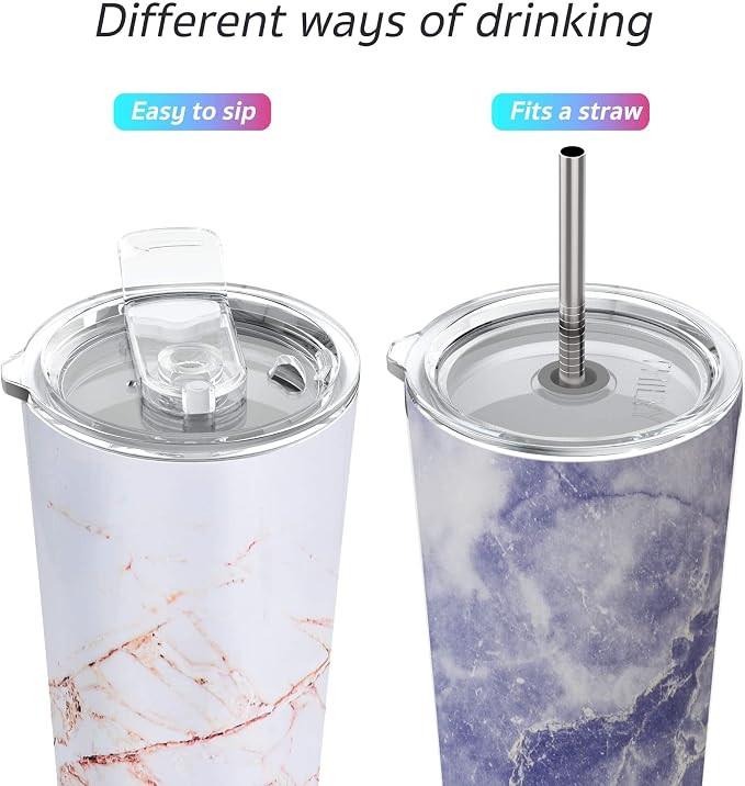 THILY Stainless Steel Vacuum Insulated Tumbler 26 oz Triple-Insulated Travel Mug - Image 2