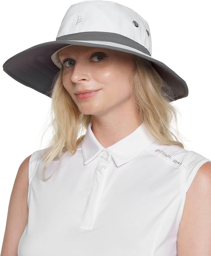 Coolibar UPF 50+ Men's Women's Matchplay Golf Hat by CoolibarSunProtectiveClothing