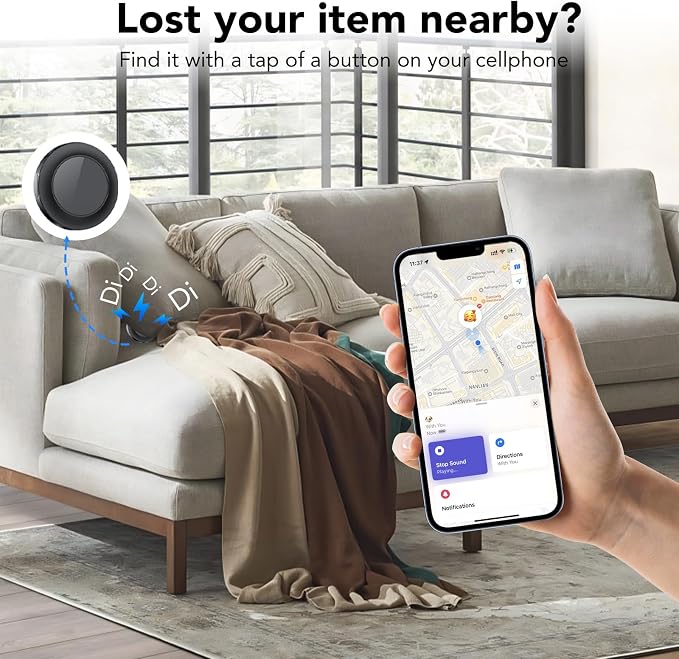 Bluetooth Tracker Tag for Apple Find My, GPS Tracker - Image 4