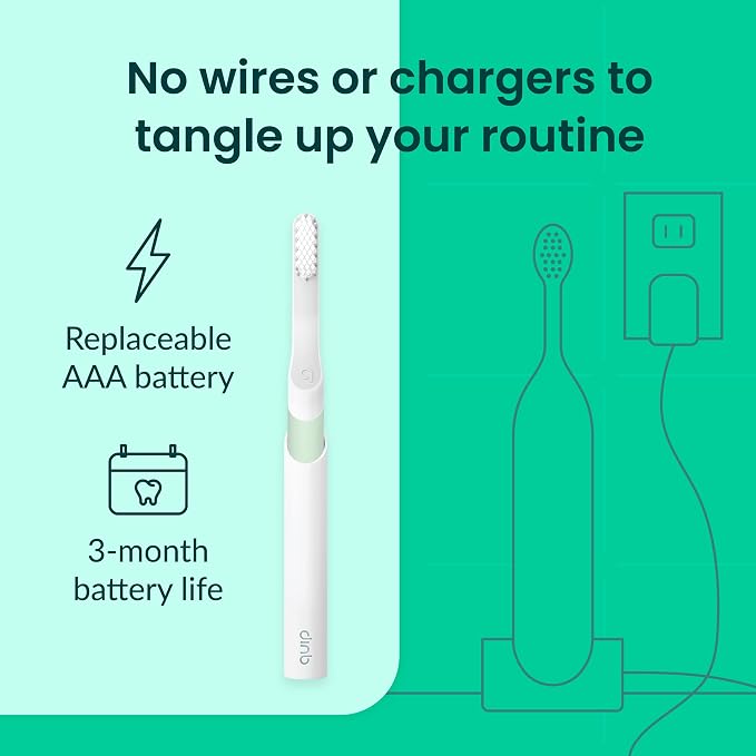 Quip Plastic Sonic Toothbrush, Electric Toothbrush - Image 4