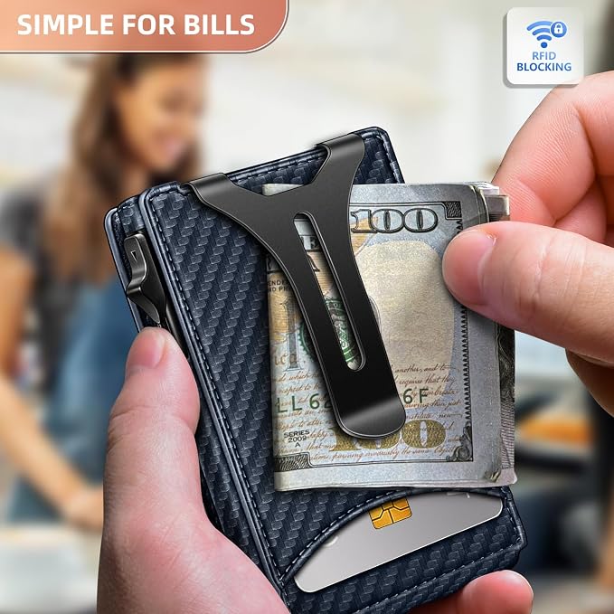 BULLIANT Men Wallet, Money Clip Wallet Slim - Image 6