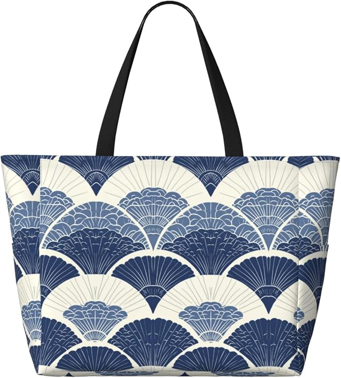 Beach Bag for Women Beach Tote Bag Waterproof Sandproof Large Bags - Image 2