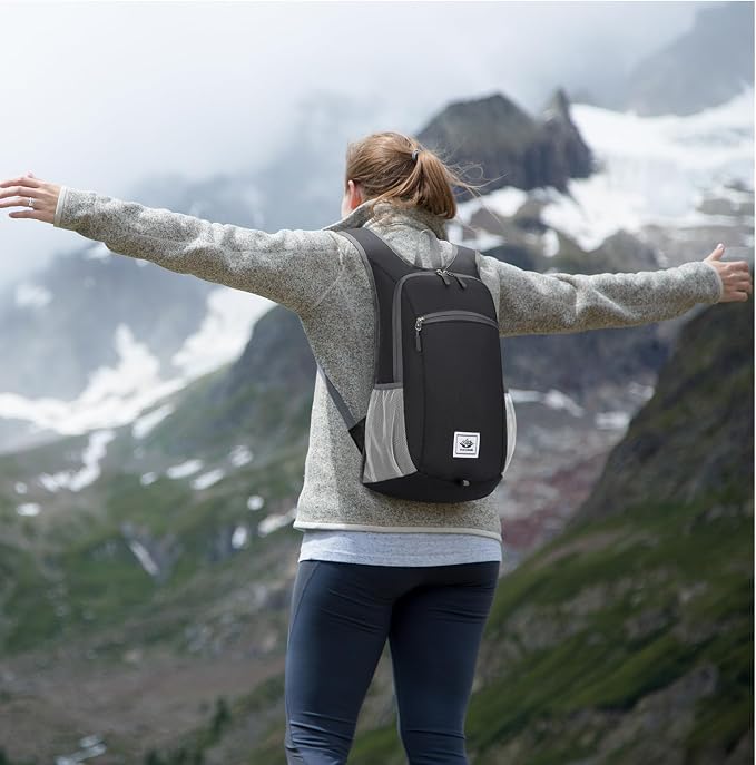 Esup 15L Lightweight Hiking Backpack Foldable Small Travel Backpack Packable - Image 6