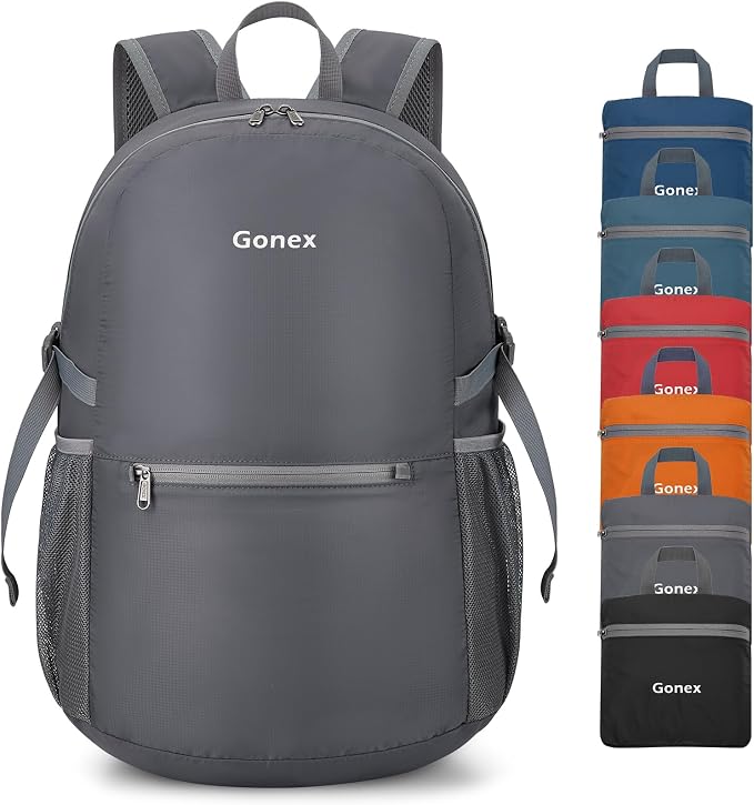 Gonex 30L Ultra Lightweight Packable Backpack, Handy Foldable Daypack by Gonex