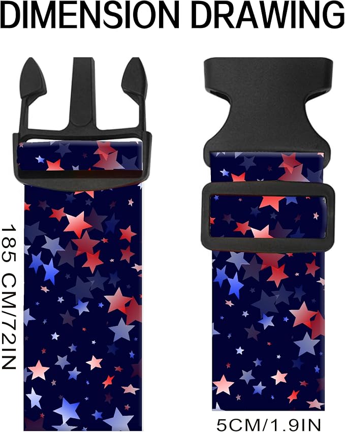 Luggage Straps for Suitcases, Adjustable Travel Belt, Durable Wide Luggage Strap - Image 2