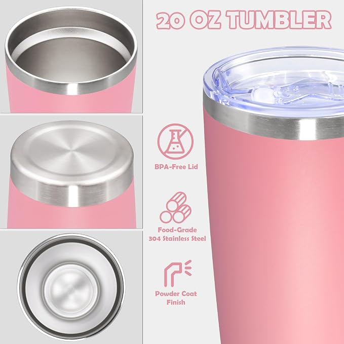 20oz Tumbler Stainless Steel Tumbler Cup - Image 3
