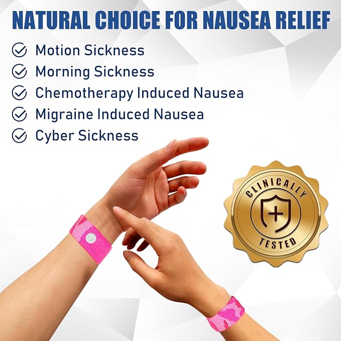 Motion Sickness Bands Anti Nausea Wristband - Image 2