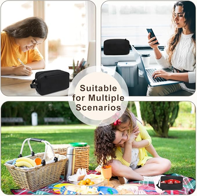 FlowFly Small Insulated Lunch box Portable Soft Bag Mini Cooler Thermal Meal - Image 8