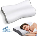 Cervical Neck Pillow for Pain Relief, Contour Memory Foam Pillows for Sleeping by Polovo