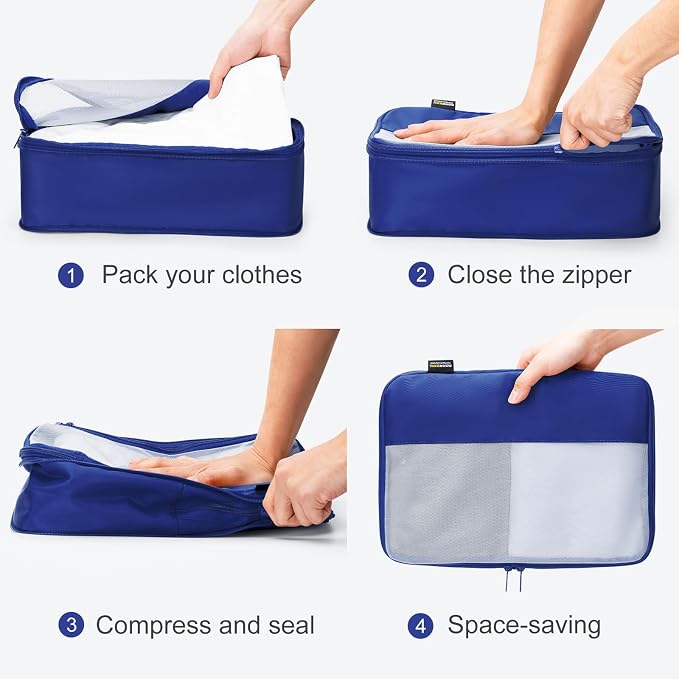 4 Set Compression Packing Cubes - Image 3