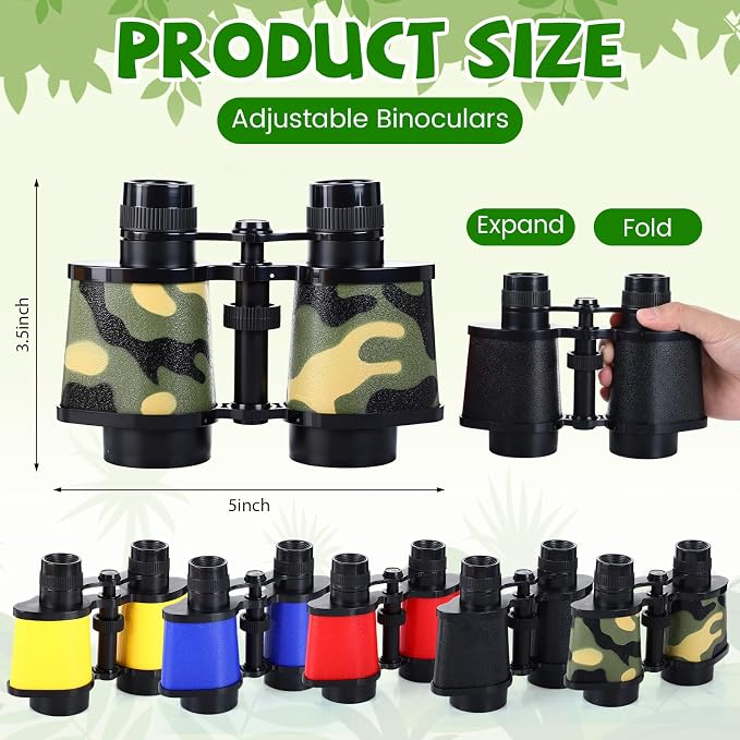 12 Set Binocular Compass Magnifying Glass Set Christmas Birthday Gift Small - Image 4