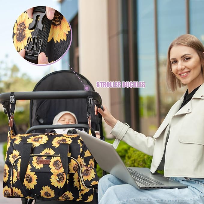 Tuwubi Diaper Bag Tote, Baby Diaper Bag - Image 6